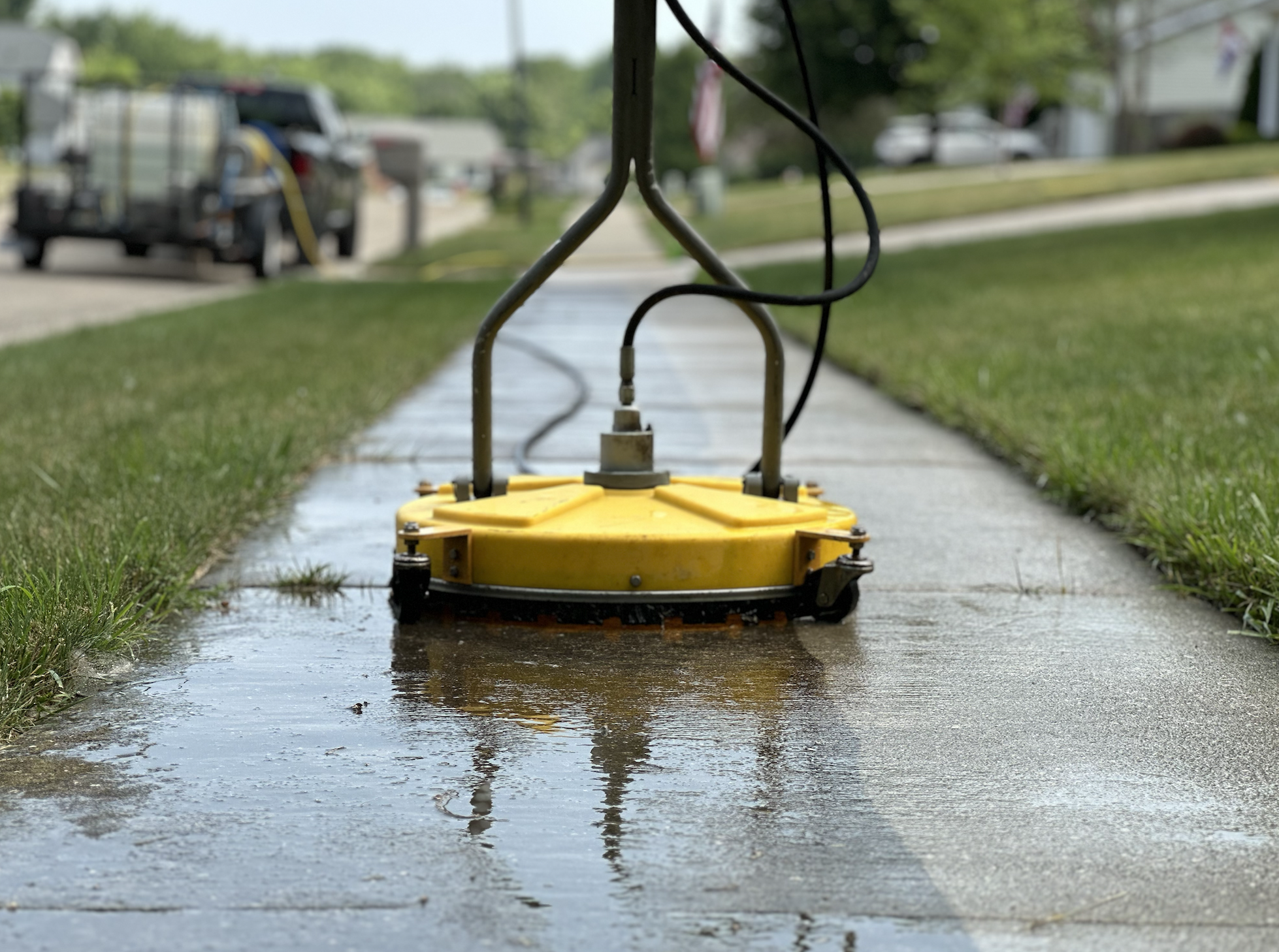 Patio cleaning